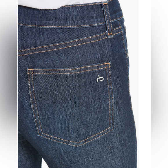Rag & bone High Waist Skinny Ankle Jeans. - Picture 4 of 6